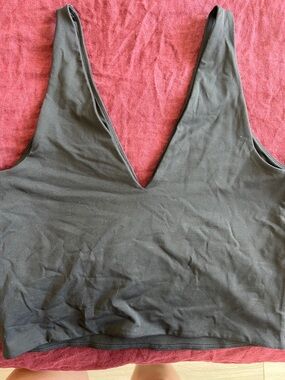 Babaton black V-Neck Tank Top